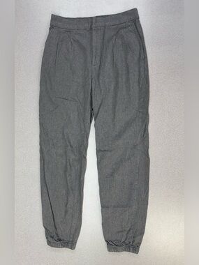 Gap Gray Jogger Trousers Office Workwear Cotton Business Casual Pant